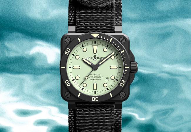 BELL & ROSS BR 03-92 Diver Full Lum 潛水錶 