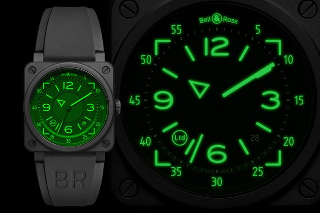 BELL & ROSS BR 03-92 HUD 強大夜光好選擇