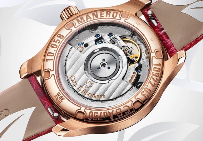 寶齊萊CARL F. BUCHERER馬利龍自動日曆LOVE腕錶 李冰冰