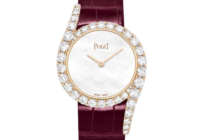 伯爵表PIAGET Limelight Gala系列18K玫瑰金鑲鑽高級珠寶腕錶