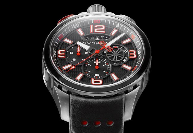 炸彈錶BOMBERG BOLT-68 Heritage 系列復刻黑紅計時碼錶