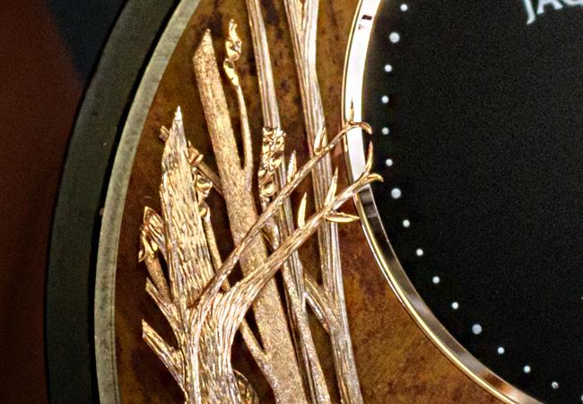 雅克德羅JAQUET DROZ愛之蝴蝶「金吉拉紅」系列腕錶 Loving Butterfly Automaton «Chinchilla Red»