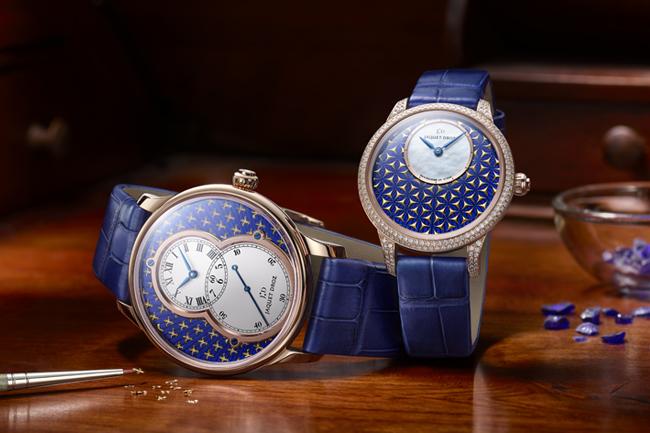 雅克德羅金箔雕花琺瑯腕錶 2020兩款新品