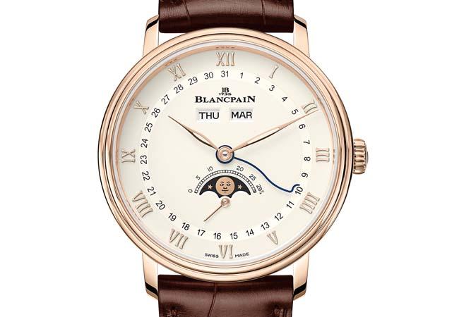 寶珀Blancpain Villeret Quantieme Complet全日曆月相腕錶