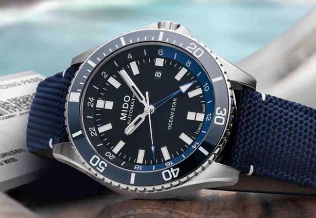 美度表MIDO Ocean Star GMT海洋之星兩地時區腕錶 潛水錶