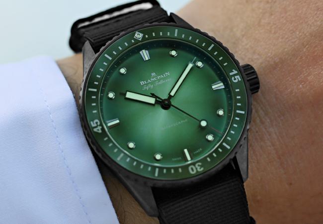 寶珀BLANCPAIN Fifty Fathoms Bathyscaphe Mokarran限量版腕錶