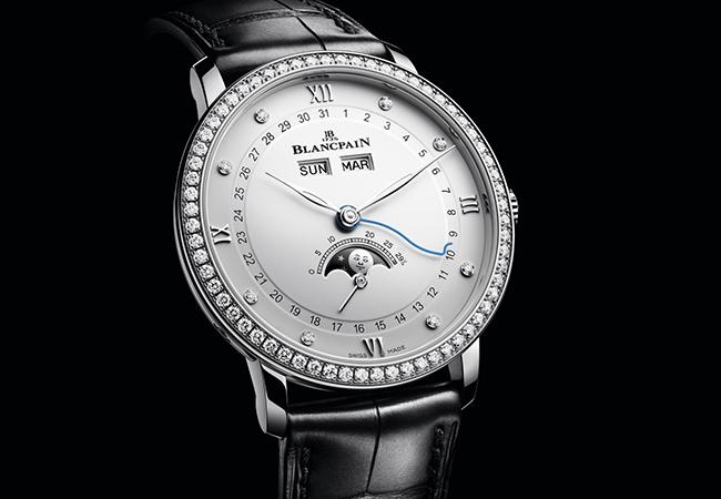 BLANCPAIN Villeret全日曆月相腕錶