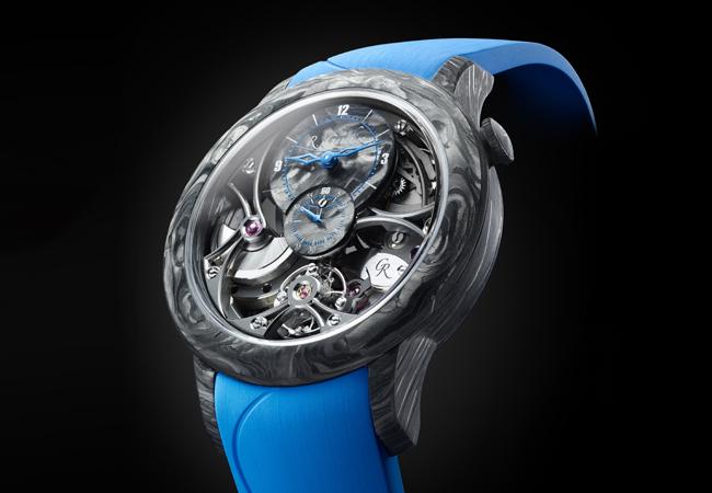 獨立製錶 ROMAIN GAUTHIER Insight Micro-Rotor 碳陽離子版本原廠限定版鏤空腕錶