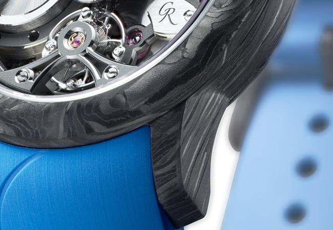 獨立製錶 ROMAIN GAUTHIER Insight Micro-Rotor 碳陽離子版本原廠限定版鏤空腕錶