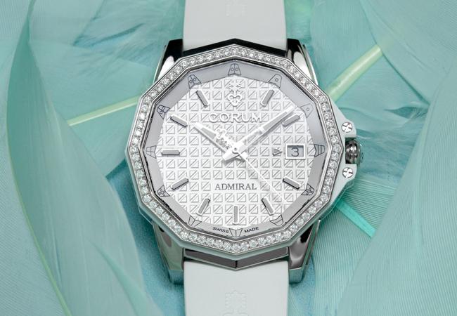 崑崙表 CORUM ADMIRAL AC-ONE 38 海軍上將系列女仕鑽錶