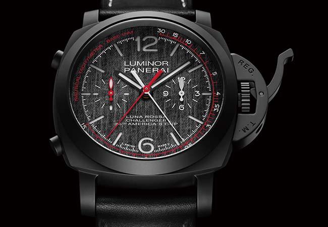 沛納海PANERAI Luminor Rossa Chrono Flyback - 44mm。型號PAM01037