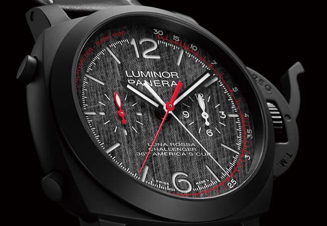 沛納海PANERAI Luminor Rossa Chrono Flyback - 44mm。型號PAM01037