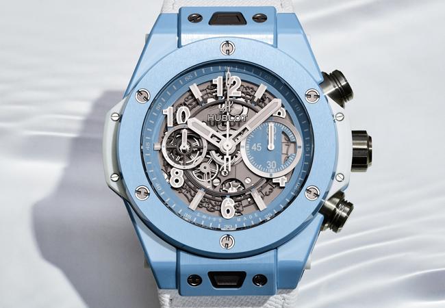 宇舶HUBLOT Big Bang Unico天空藍陶瓷腕錶