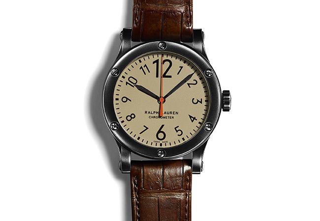 RALPH LAUREN Rl67 Safari Chrono 45mm Khaki - Canvas
