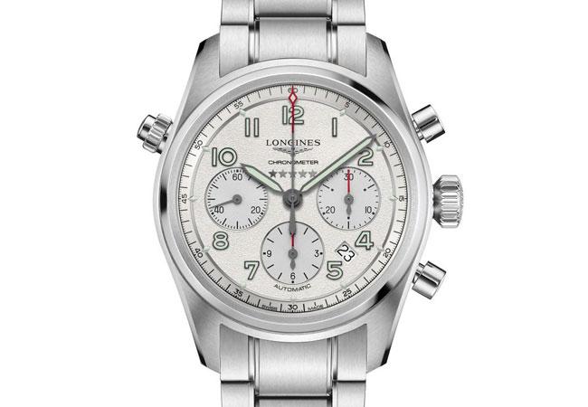 LONGINES浪琴表Spirit先行者系列計時碼錶。型號: L3.820.4.73.6