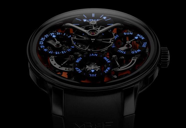 MB&F LM Perpetual EVO橘色CVD鍍膜面盤款