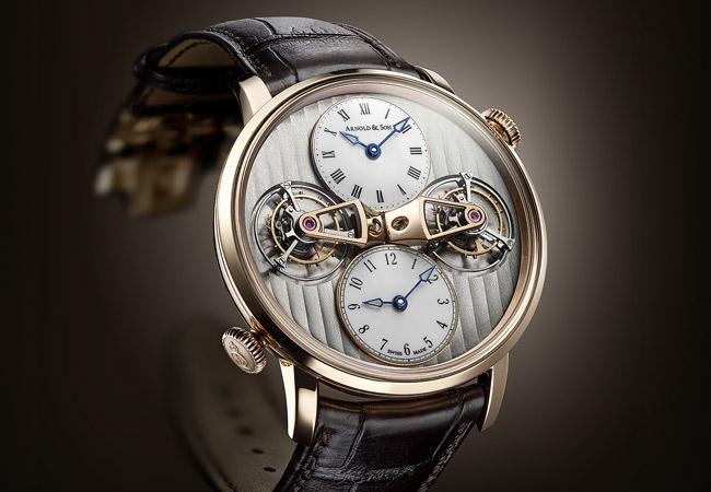 亞諾表ARNOLD & SON DTE(雙陀飛輪擒縱)腕錶