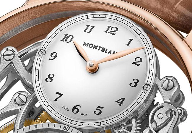 萬寶龍MONTBLANC明星傳承系列外置陀飛輪鏤空腕錶