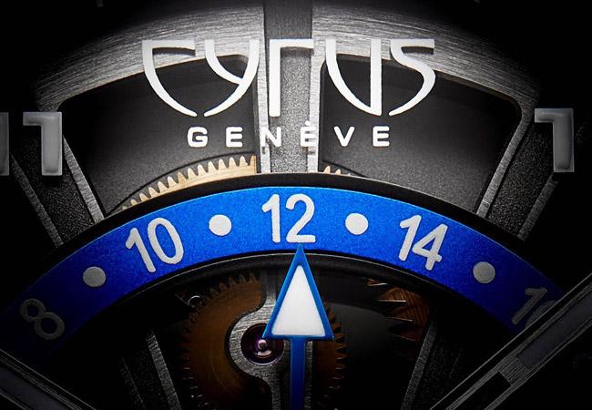 CYRUS Klepcys GMT Retrograde逆跳兩地時間腕錶