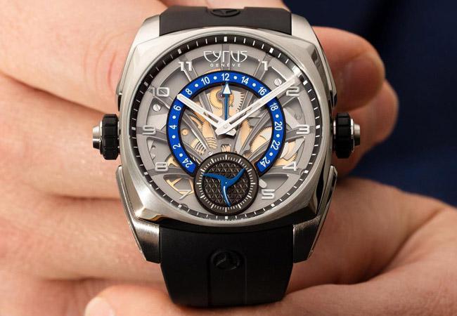 CYRUS Klepcys GMT Retrograde逆跳兩地時間腕錶