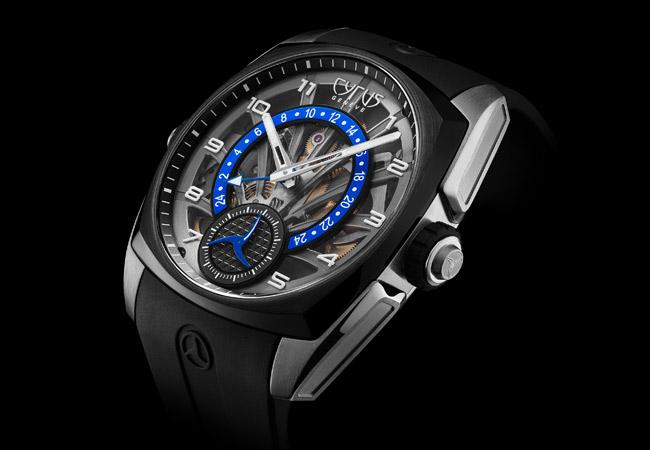 CYRUS Klepcys GMT Retrograde逆跳兩地時間腕錶