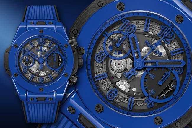 HUBLOT Big Bang Unico Blue Magic 藍色陶瓷少見吸睛