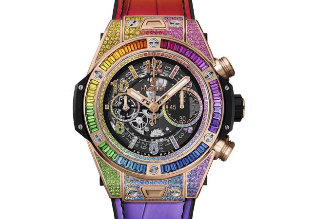 宇舶HUBLOT Big Bang Unico皇金彩虹腕錶