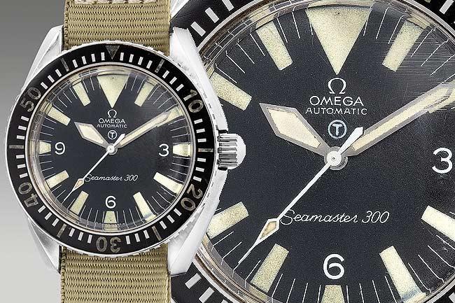 看懂英國軍錶代碼！歐米茄英國陸軍古董軍錶海馬300米潛水錶ST 165.024