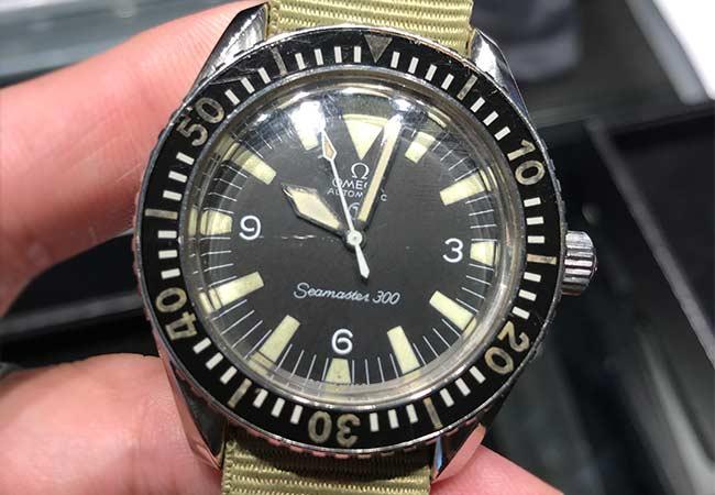 歐米茄OMEGA海馬300米古董軍錶Seamaster 300 Military型號ST 165.024