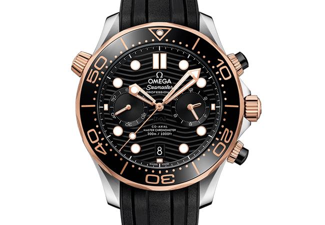 歐米茄OMEGA海馬潛水300米同軸擒縱大師天文台計時腕錶