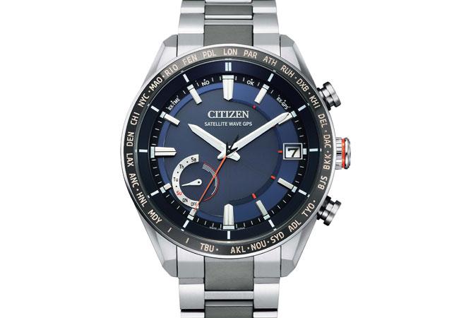 星辰表CITIZEN光動能全球多局電波腕錶