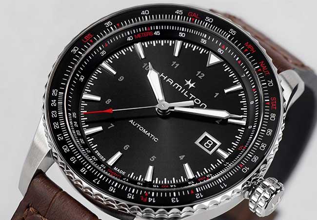 漢米爾頓卡其飛行系列Converter鈦游絲抗磁腕錶HAMILTON Khaki Aviation Converter Auto ，型號：H76615530