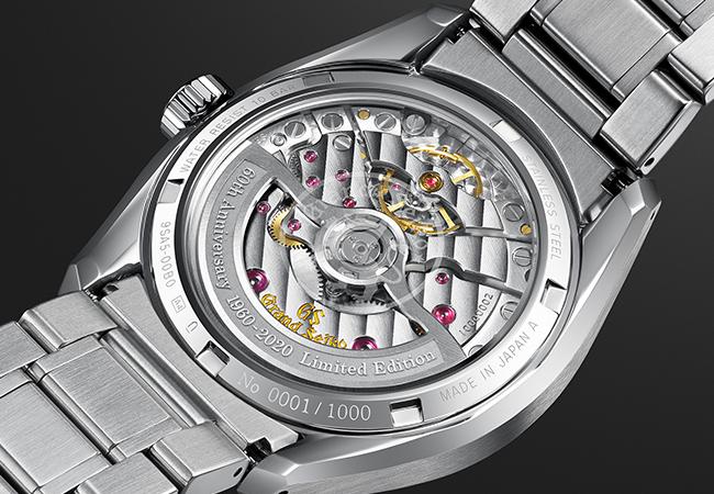 GRAND SEIKO 精工60周年不鏽鋼限定錶款,型號:SLGH003機芯