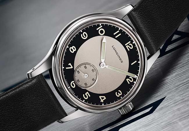 Longines 浪琴表 Heritage Classic 經典復刻系列 Tuxedo腕錶，型號： L2.330.4.93.0