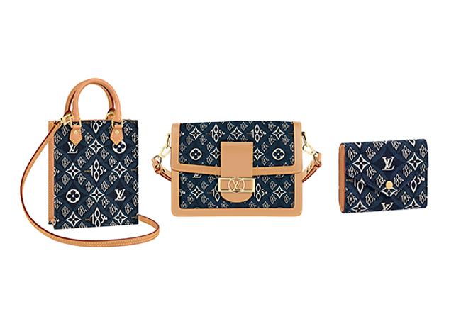 路易威登SINCE 1854丹寧藍系列包款。