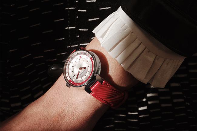 路易威登Tambour Moon Dual Time腕表系列。