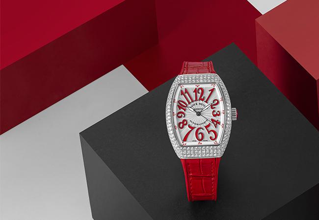 法穆蘭FRANCK MULLER Vanguard Lady月相鑽石腕錶