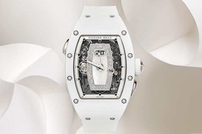RICHARD MILLE RM 037白色陶瓷自動上鍊腕錶 展現雍容華貴風範