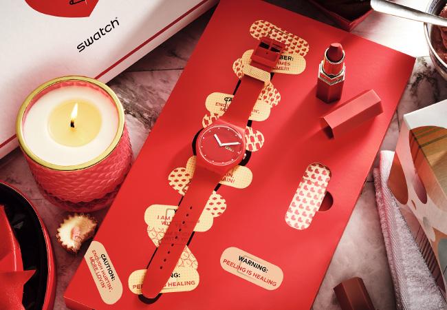 「愛的OK繃」型號：SUOZ718，錶徑：41mm