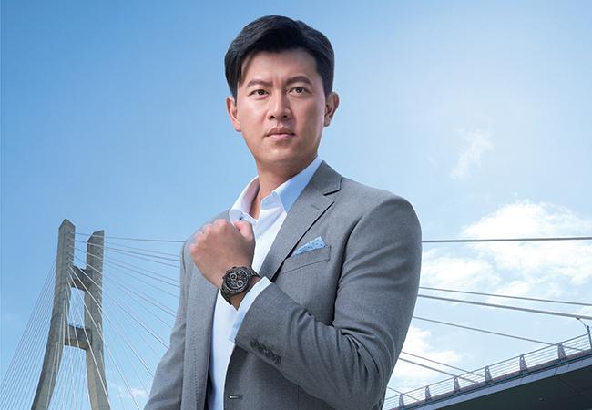 CITIZEN男錶代言人王建民配戴全新光動能GPS衛星對時錶