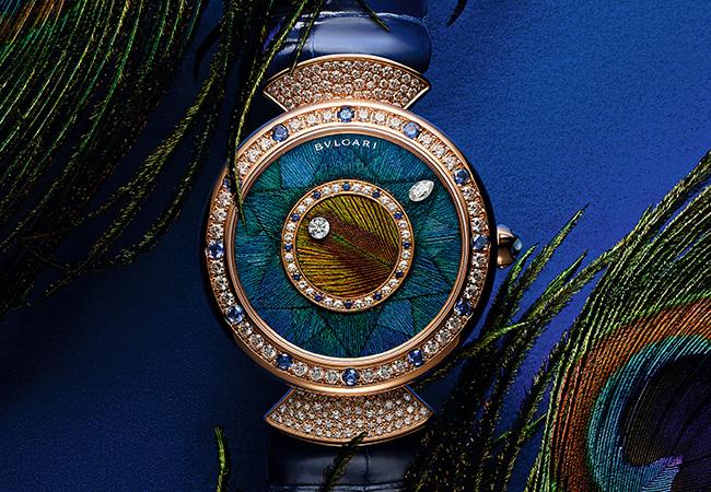 寶格麗BVLGARI Divas’Dream Peacock Dischi孔雀腕錶，型號：103473