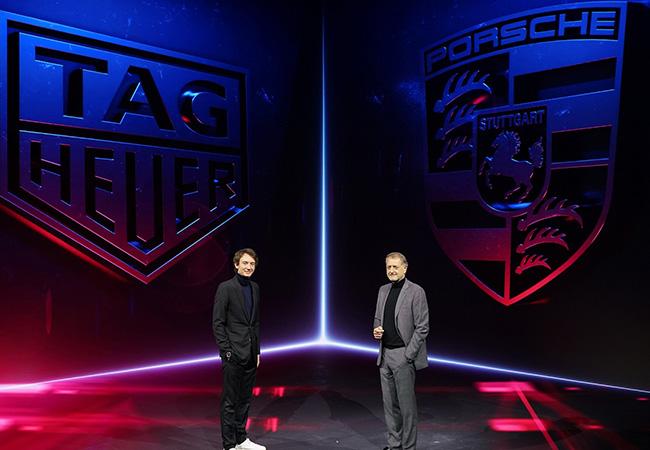 TAG Heuer泰格豪雅執行長Frédéric Arnault & 保時捷銷售暨行銷執行董事會成員Detlev von Platen。