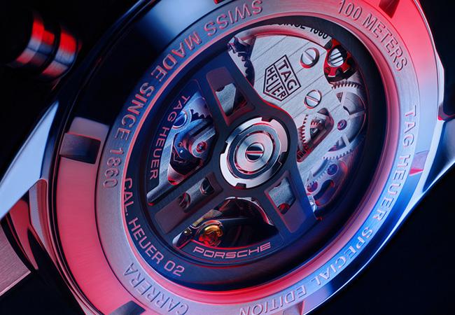 AG Heuer泰格豪雅Carrera保時捷自動計時腕錶 Calibre Heuer 02自動機械計時機芯
