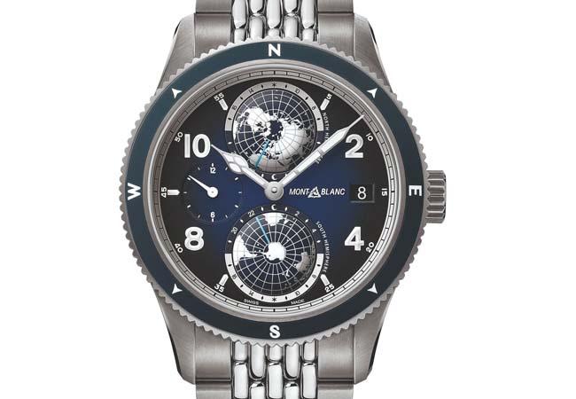 MONTBLANC 1858 Geosphere世界時區腕錶 