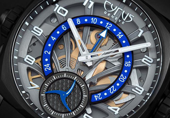 CYRUS Watches Klepcys GMT Retrograde 逆跳兩地時間腕錶