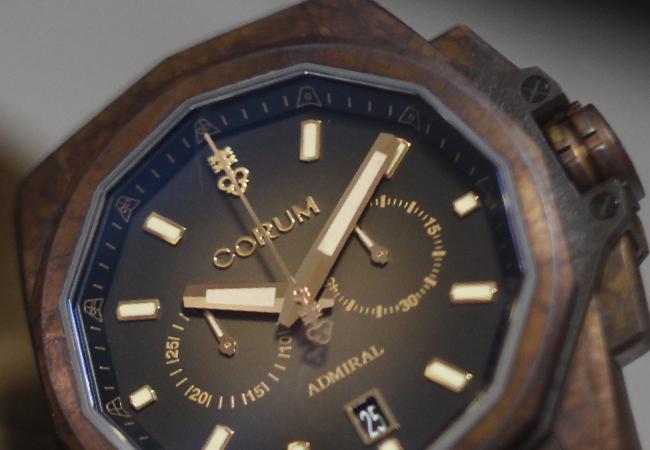 崑崙CORUM Admiral AC-ONE 45 BRONZE海軍上將青銅計時碼錶，型號：A116/04206－116.200.53/0F62 BR01