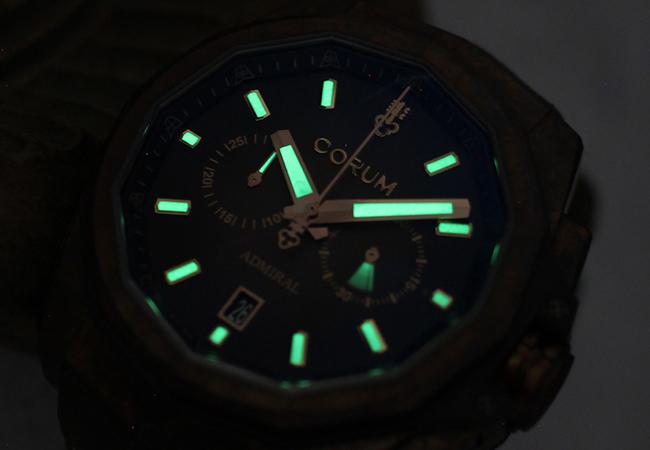 全新海軍上將45青銅腕錶