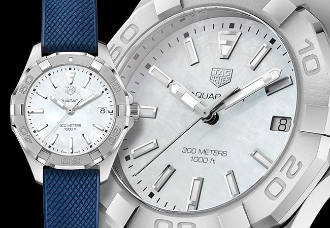 TAG Heuer泰格豪雅 Aquaracer Lady腕錶，型號：WBD131A.FT6170