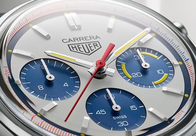 TAG Heuer泰格豪雅Carrera Heuer 02自動計時腕錶160週年Montreal限量版，型號：CBK221C.FC6488