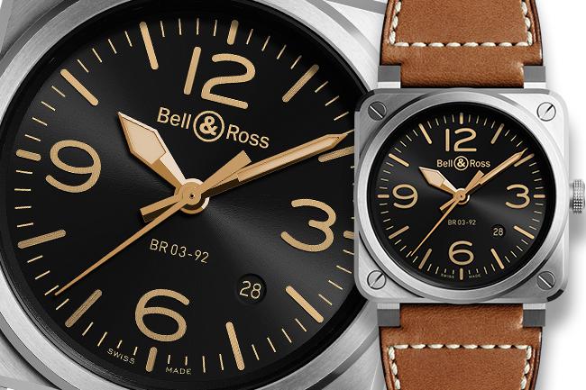 Bell & Ross Golden Heritage系列,型號:BR 03-92